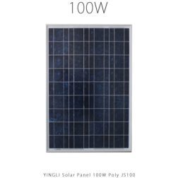 پنل خورشیدی 100 وات پلی کریستال YINGLI مدل JS 100