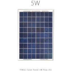 پنل خورشیدی 5 وات پلی کریستال YINGLI مدل JS 5