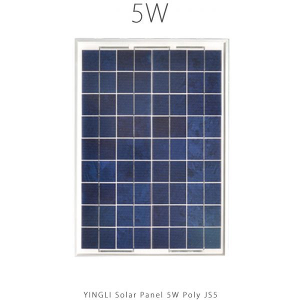 پنل خورشیدی 5 وات پلی کریستال YINGLI مدل JS 5