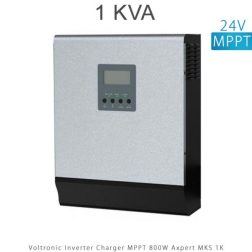 اینورتر شارژر 1KVA و 24V سری MPPT تمام سینوسی مدل Axpert MKS 1K برند Voltronic