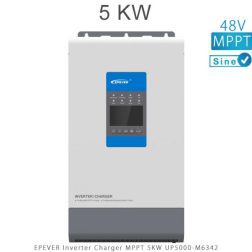 اینورتر شارژر 5KW و 48V سری MPPT تمام سینوسی مدل UP5000-M6342 برند EPEVER