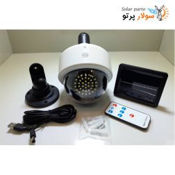 چراغ خورشیدی طرح دوربین مداربسته