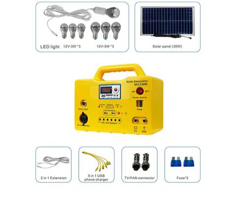 پک خورشیدی 50وات پرتو سولارSG1250w