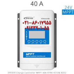 شارژ کنترلر 40A و 24V سری MPPT مدل XTRA4215 برند EPEVER