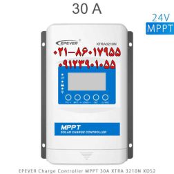 شارژ کنترلر 30A و 24V سری MPPT مدل XTRA3210 برند EPEVER