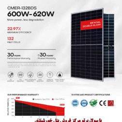 پنل خورشیدی 600W-620W AE Solar