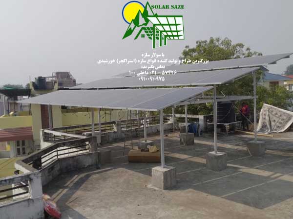 استراکچر پنل خورشیدی خانگی